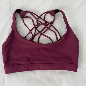Fuchsia Sports Bra